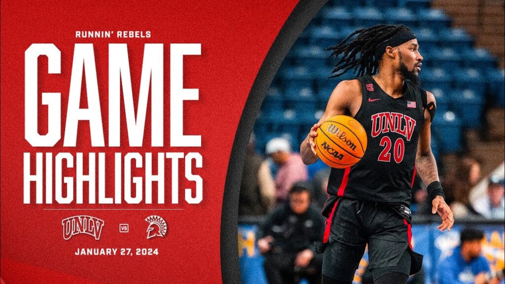 UNLV vs. San Jose State Men's Basketball Highlights | 2023-24 Season