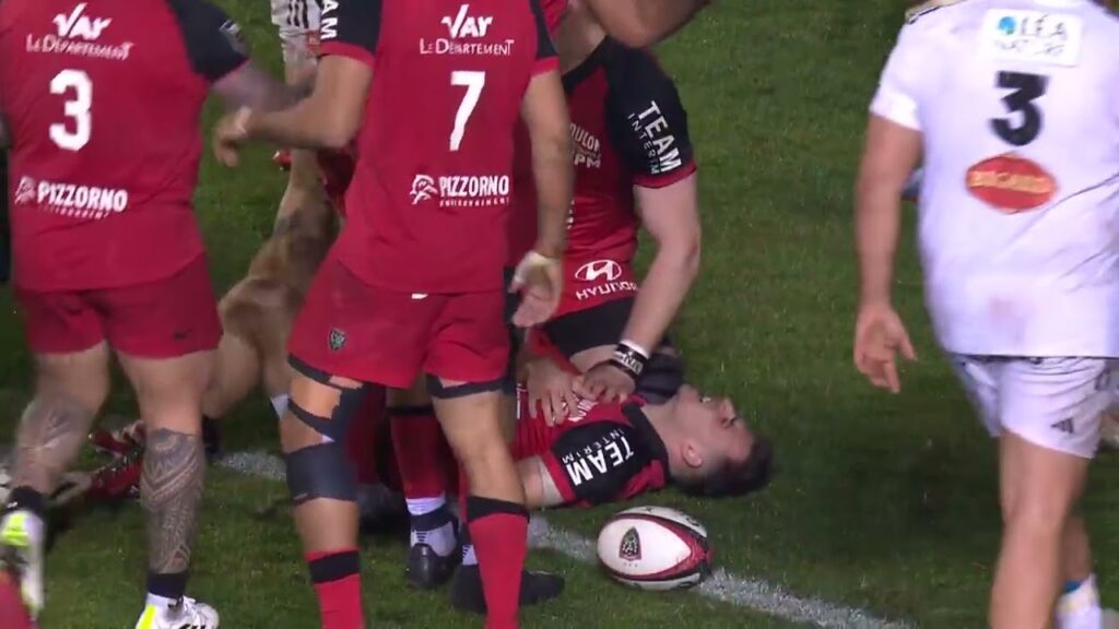 TOP 14 - Essai de Ben WHITE (RCT) - RC Toulon - Stade Rochelais