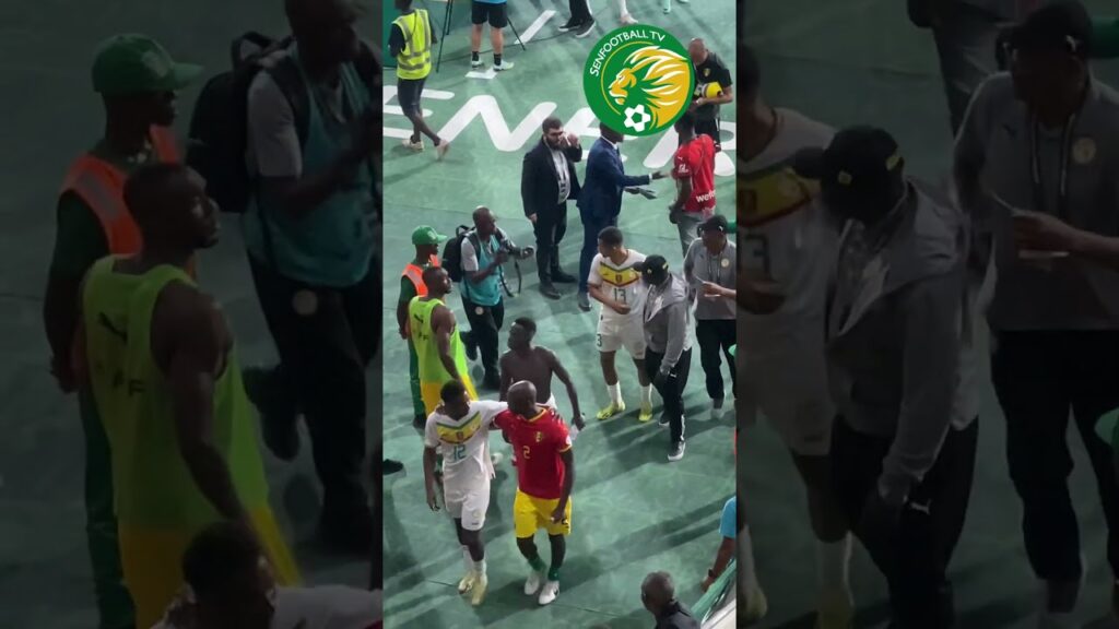 Iliman Ndiaye après le match