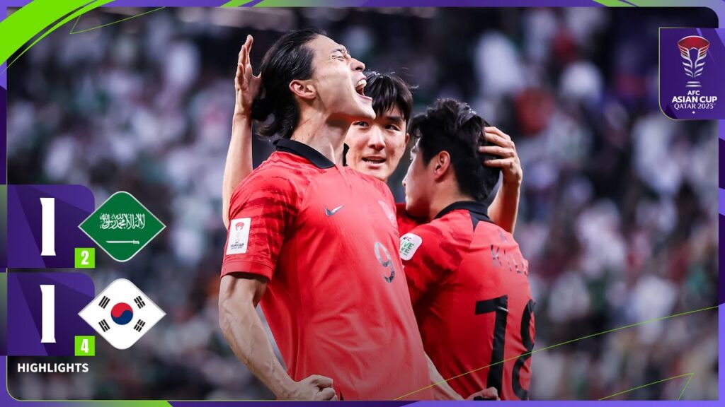#AsianCup2023 | Round of 16 : Saudi Arabia 1 (2) - (4) 1 Korea Republic