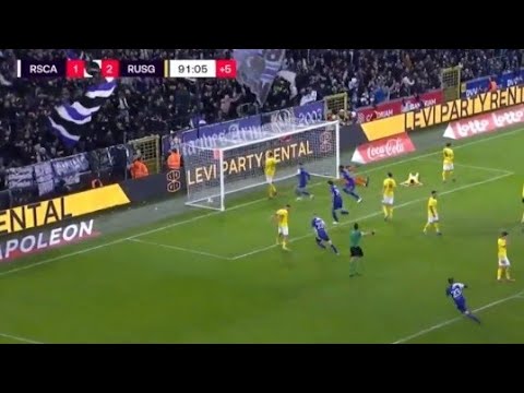 RSC Anderlecht vs Union Saint Gilloise 2-2 Thorgan Hazard score late goal to earn a draw Match recap