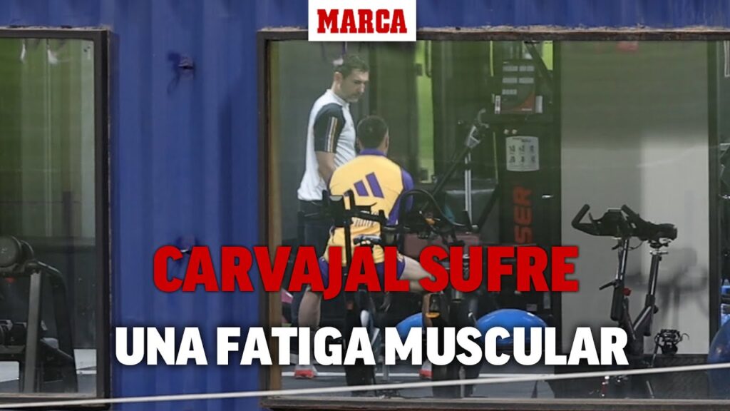 Así fue el entrenamiento de Carvajal en solitario en el gimnasio del Al Nassr I MARCA