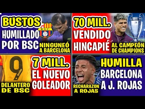 BOMBAZO! EN 70 MILLONES PIERO HINCAPIÉ AL CAMPEÓN CHAMPIONS EN DOS OCASIONES | 7 MILL DELANTERO BSC