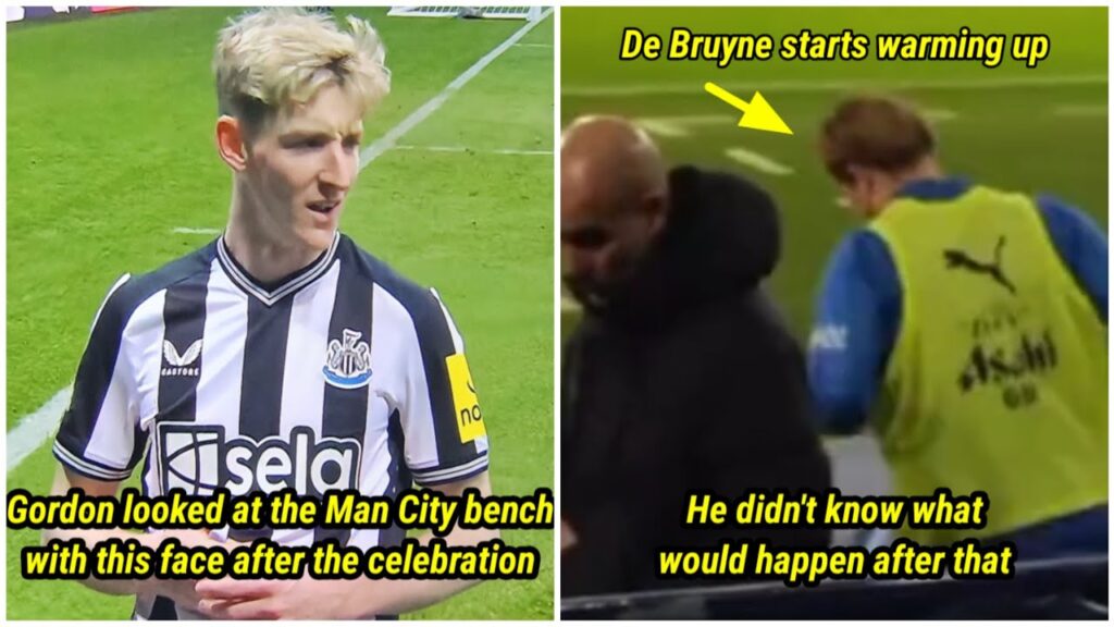 Kevin De Bruyne makes Anthony Gordon regret his provocative celebration 🤷‍♂️🔥