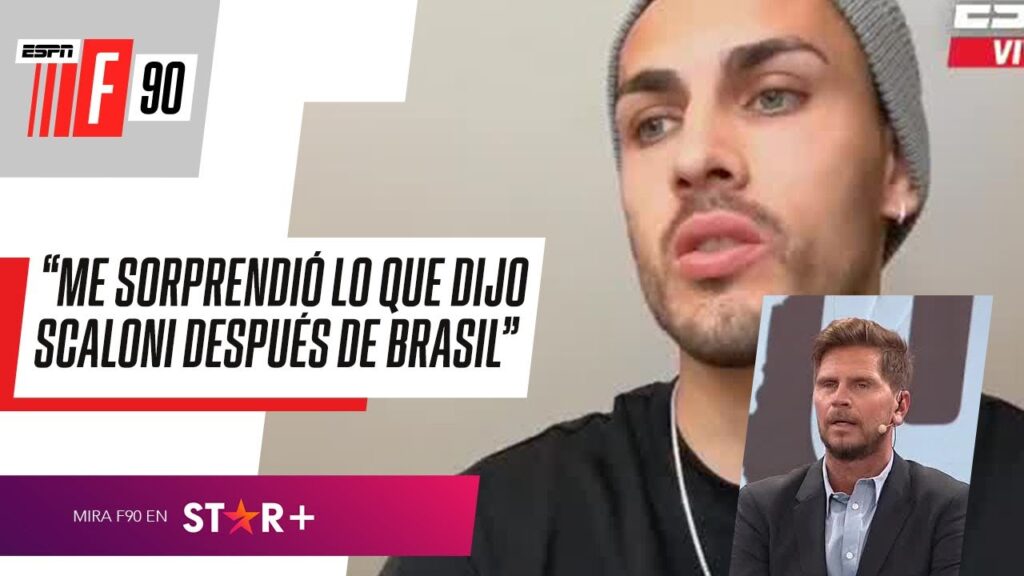 "NO ES MOMENTO PARA QUE SCALONI DEJE LA SELECCIÓN": Leo Paredes en #ESPNF90