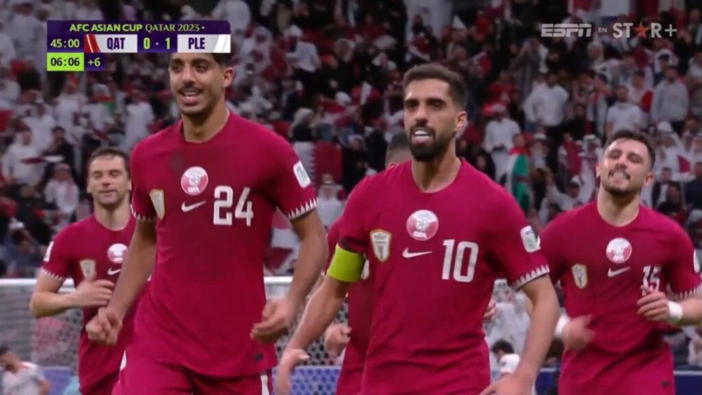 Hassan Al Haydos Goal | Qatar vs Palestine 1-1 Extended Highlights | AFC Asian Cup 2024