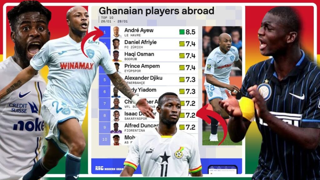 Osman Bukari cries for Ghanaians to forgive him for mistake against Egypt + Top 10 GH Players Abroad