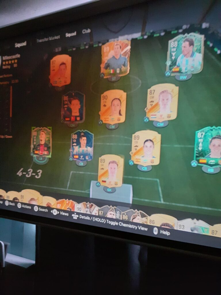 My FUT team