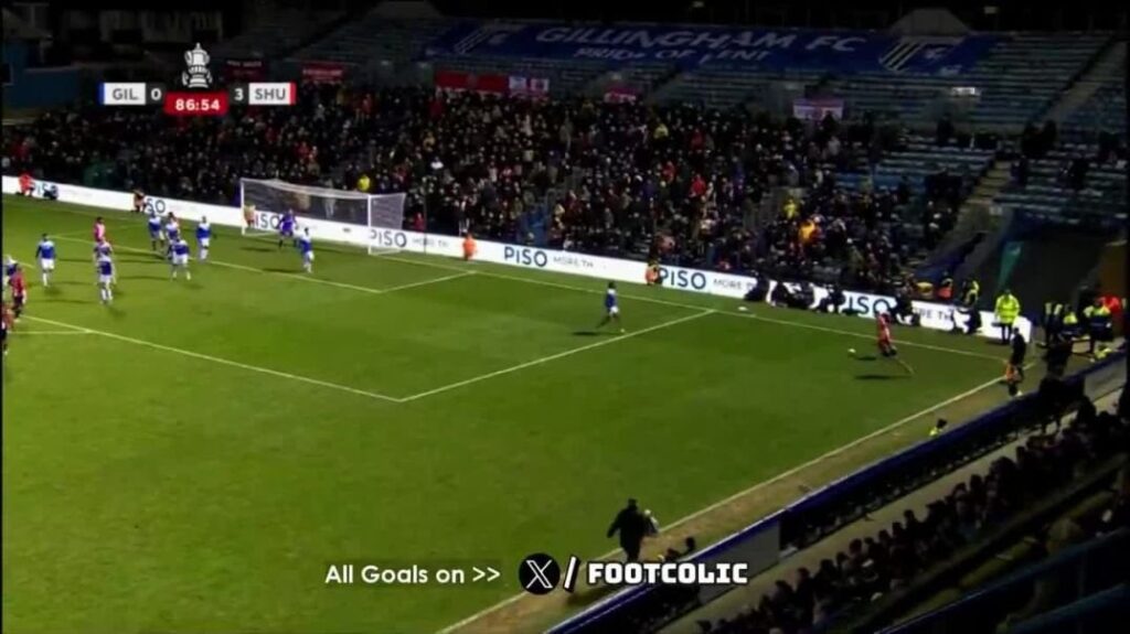 🏴󠁧󠁢󠁥󠁮󠁧󠁿 Goal: James McAtee | Gillingham 0-4 Sheffield United