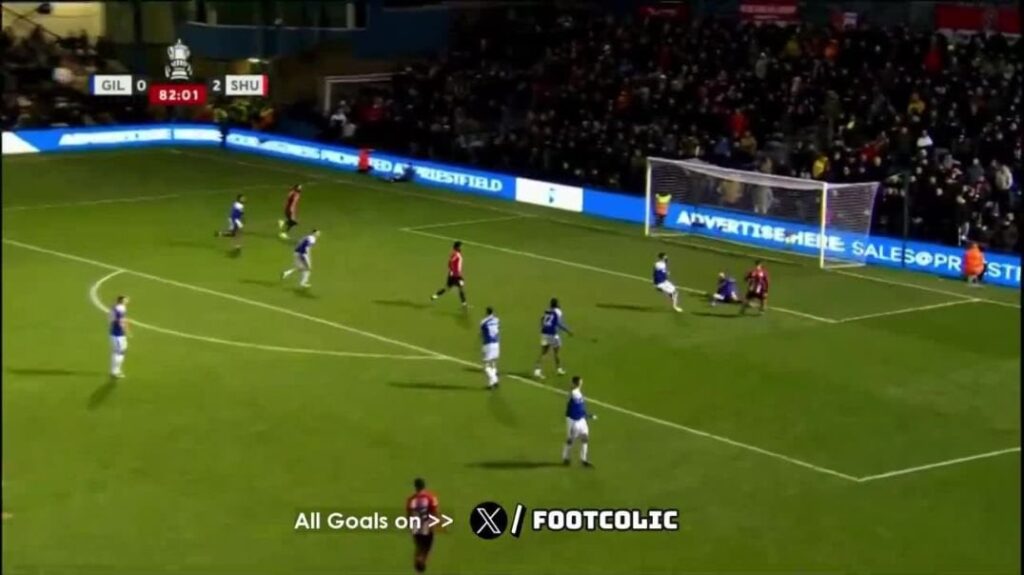 🏴󠁧󠁢󠁥󠁮󠁧󠁿 Goal: James McAtee | Gillingham 0-3 Sheffield United