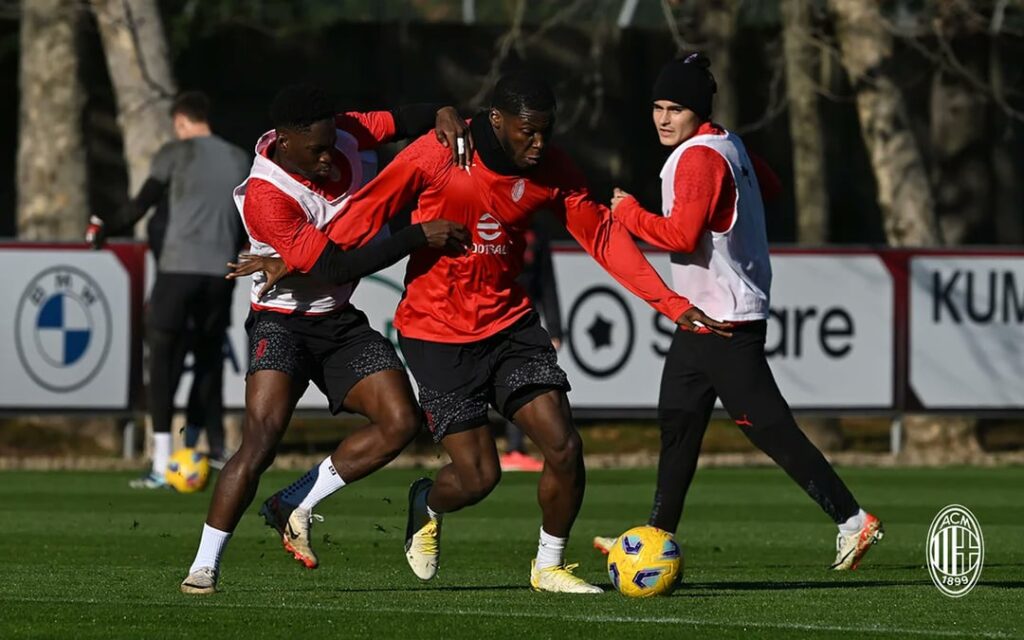 Gabbia has joined the team's training sessions officially and Musah is back in full training