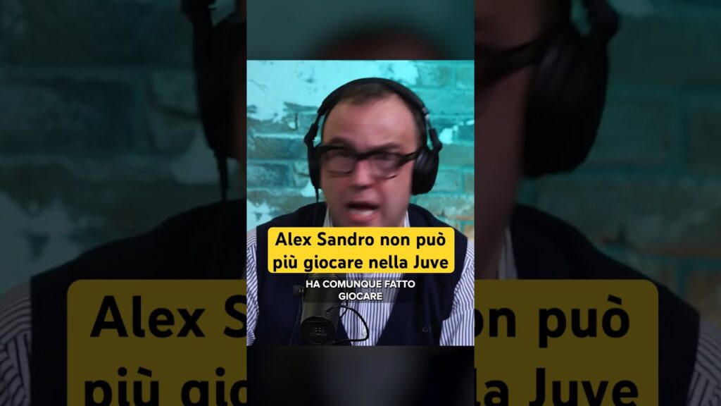 Alex Sandro non può più giocare nella Juventus