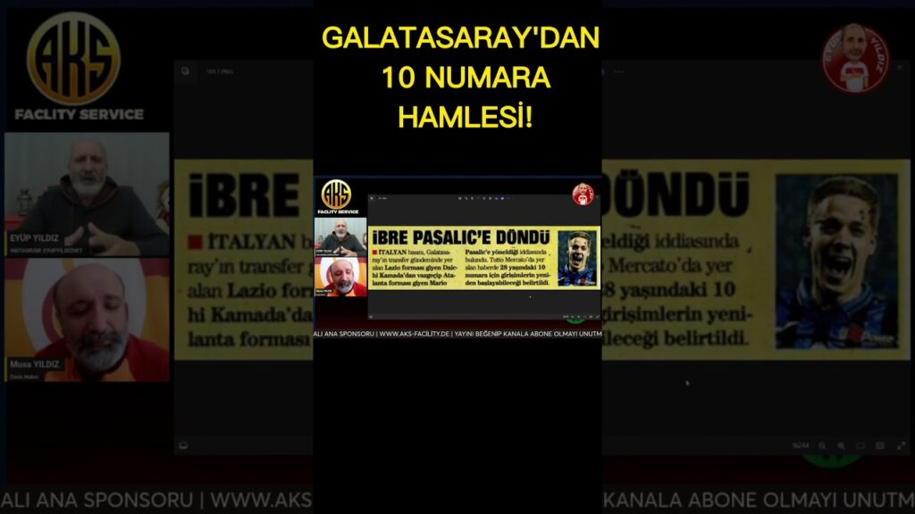 GALATASARAY 10 NUMARA TRANSFERİNDE SONA GELDİ | MARIO PASALIC İLE ANLAŞMA TAMAM