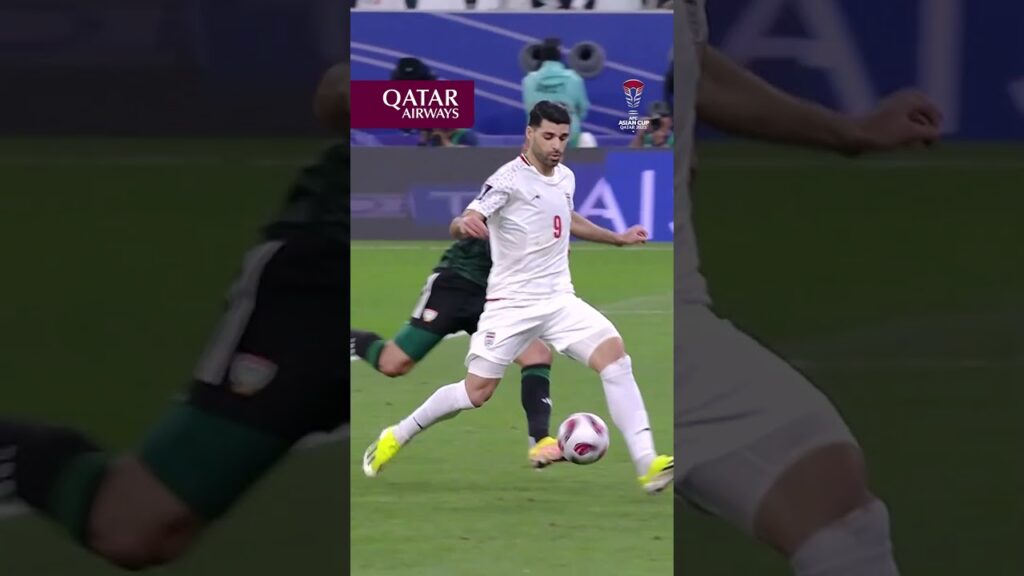 Sardar Azmoun delivers brilliance with a sublime assist!🎯#GoingPlacesTogether #AsianCup2023 #IRNvUAE