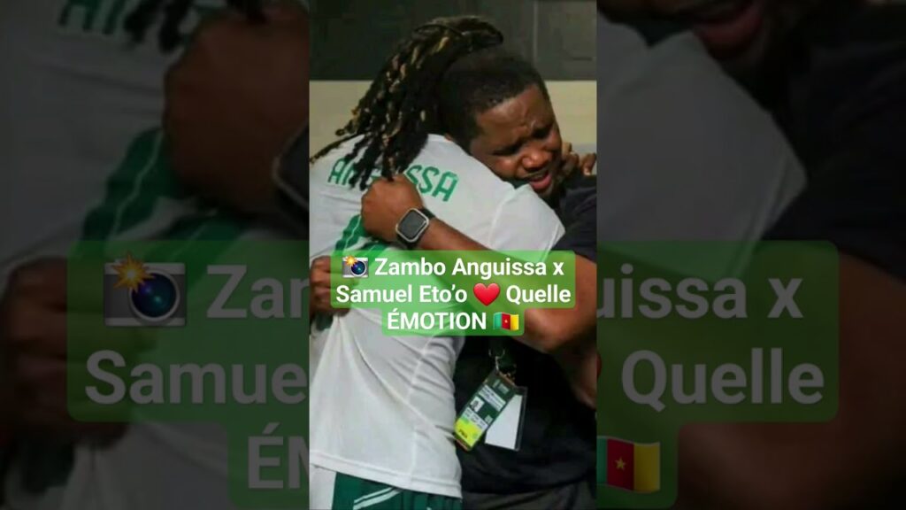 📸 Zambo Anguissa x Samuel Eto’o ❤️ APRÈS LA QUALIFICATION AUX 8e 🇨🇲 CAN 2023
