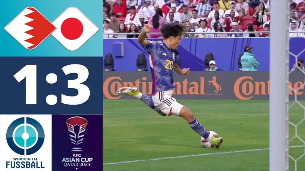 Dōan, Kubo & Ueda treffen! Favorit Japan trotz Torwart-Bock im Viertelfinale | Bahrain - Japan
