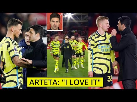 🔴The Moment Arteta Breaks Zinchenko & Ben White Fight! Arteta's Words⭐