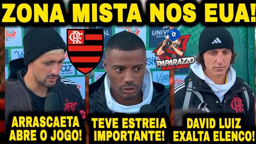 ARRASCAETA ABRE O JOGO | TEVE ESTREIA DE NICOLÁS DE LA CRUZ | DAVID LUIZ NA ZONA MISTA!