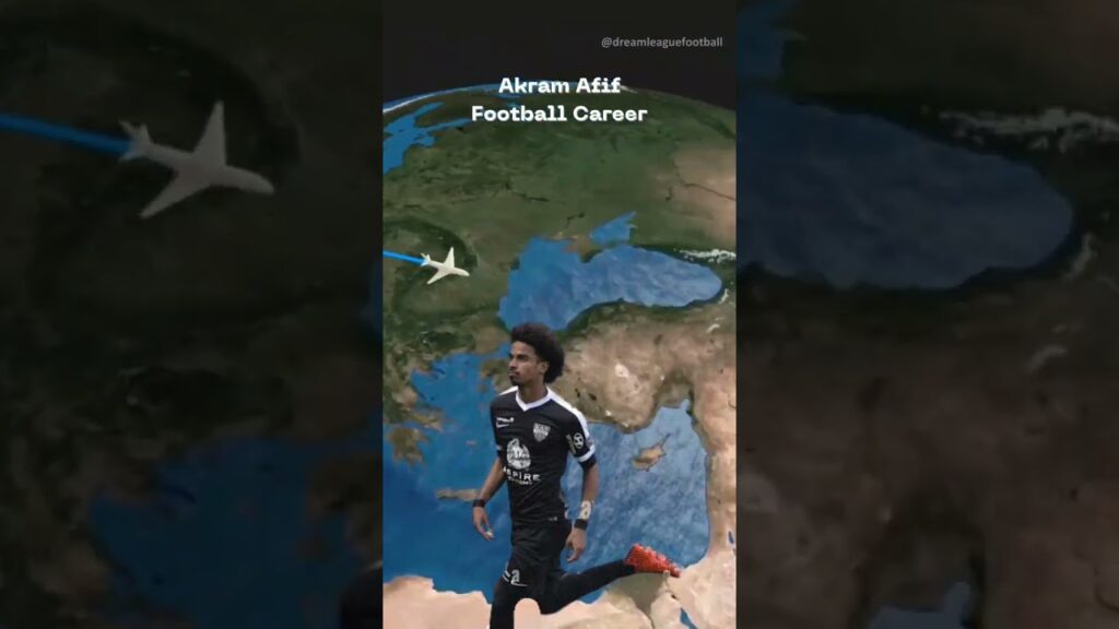 Akram Afif Football Career 🇶🇦 #qatar #asiancup2023 #footballcareer #football #shorts #hayyaasia