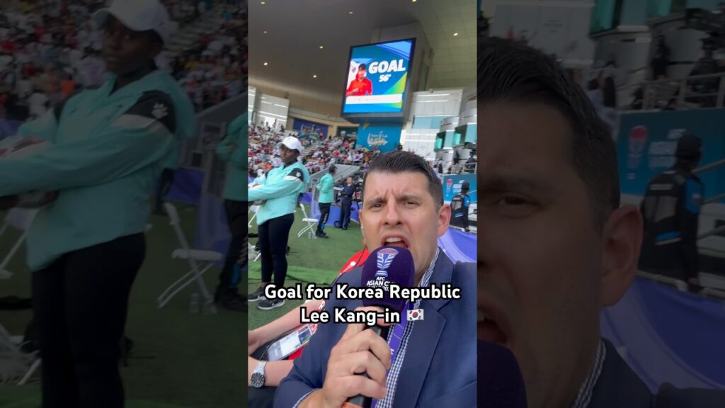 Goal for Korea Republic Lee Kang-in 🇰🇷#footballshorts #korea #korean #asiancup2023 #kanginlee #lee