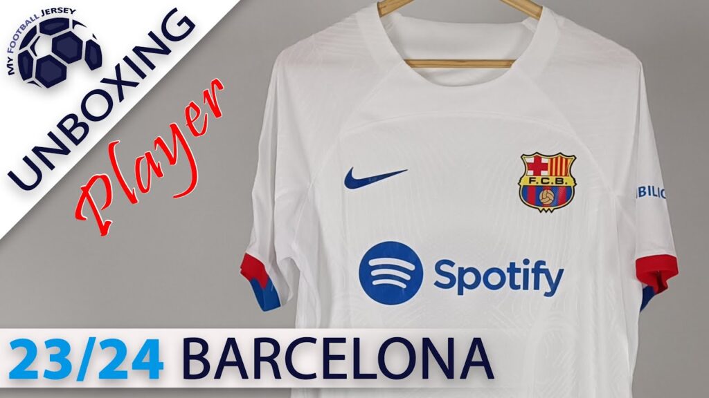 Barcelona Away Jersey 23/24 Pedri (GrKits) Player Version Unboxing Review