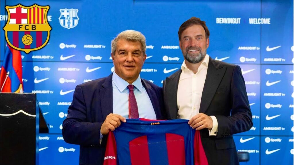 Officiell Jurgen Klopp Signing and Welcome FC Barcelona Contract Until June 2028