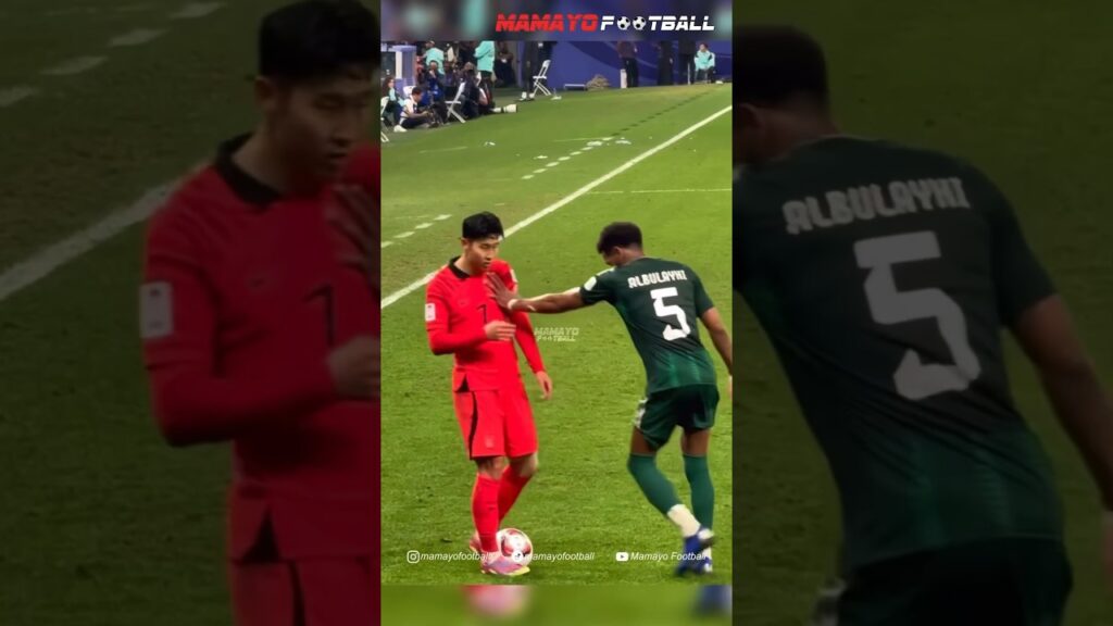 Son Class! Reaksi Son Heung Min Saat Diperlakukan Tak Respect Dari Bek Saudi Arabia Sonny Vs Bulayhi