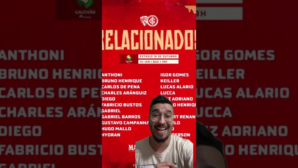 SEM ENNER VALENCIA ! RELACIONADOS PARA SEGUNDA RODADA DO GAUCHÃO