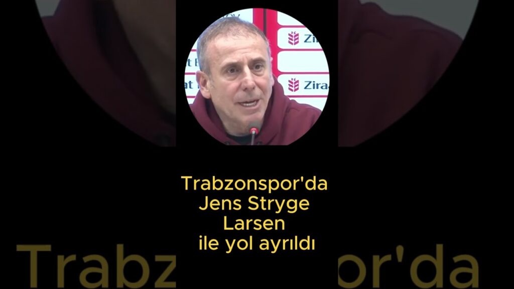 Trabzonspor'da Jens Stryge Larsen ile yol ayrıldı. Abdullah Avcı Cevaplandırdı.