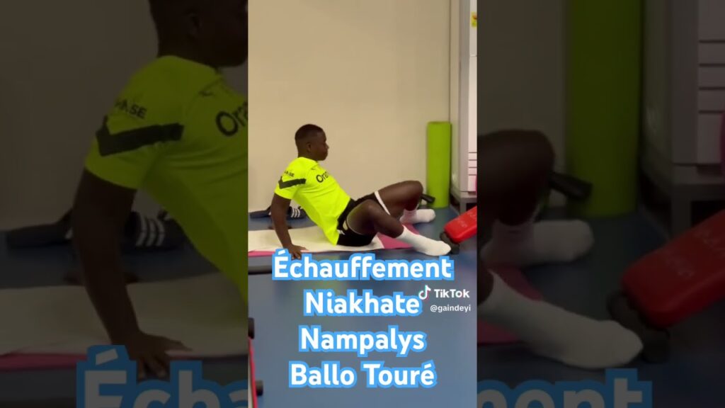 Échauffement Niakhate Nampalys Ballo Touré 🇸🇳🇸🇳🇸🇳🇸🇳🦁🦁🦁🦁