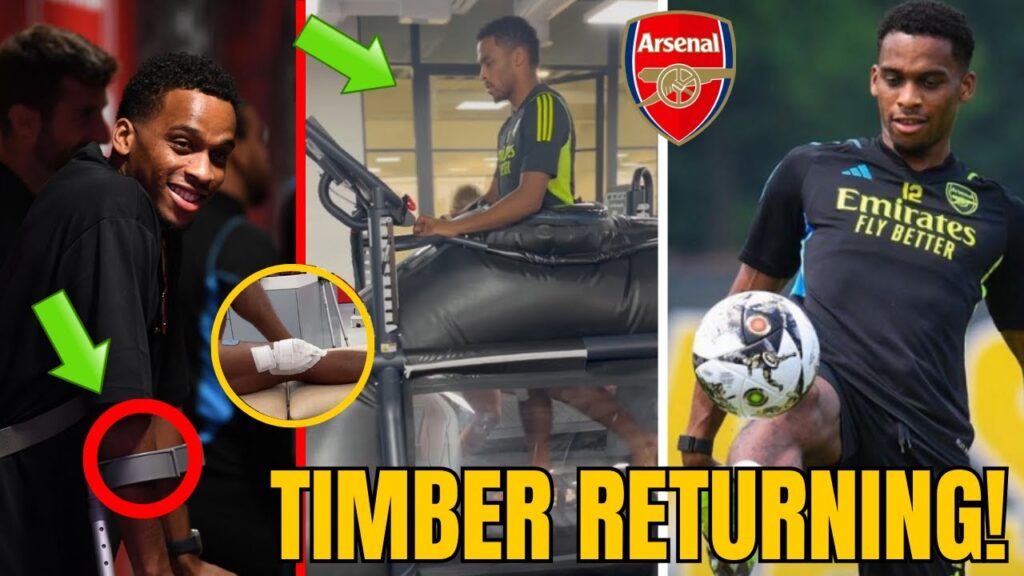 ✅ BIG NEWS: Jurrien Timber's Incredible FAST Recovery from Injury at Arsenal ! An epic comeback! 🔥