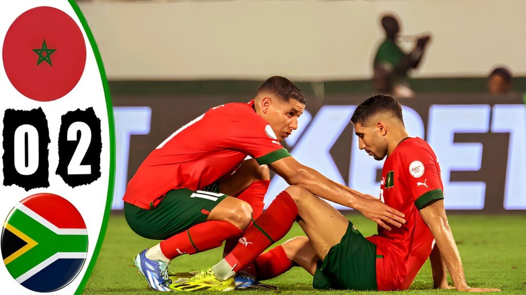 Morocco vs South Africa 0-2/Afcon 2023 Round 8 teams