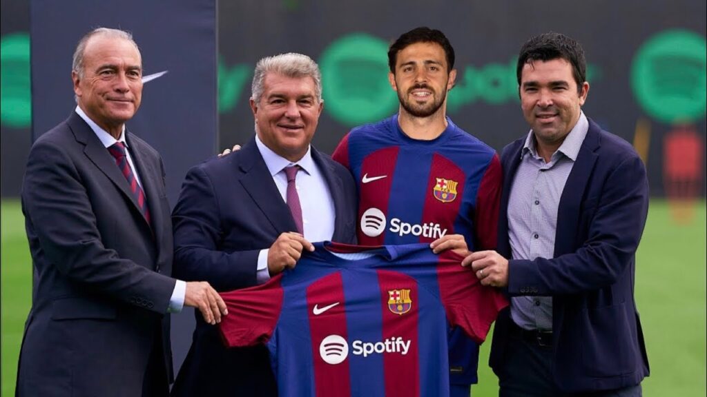 Officiell Bernardo Silva Signing To FC Barcelona Contract Until June 2029