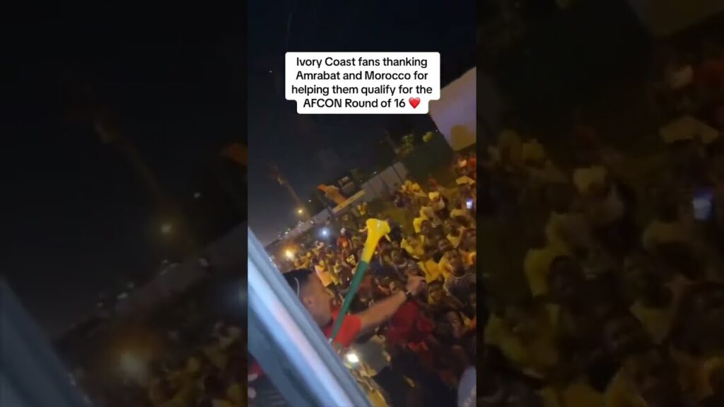 Ivory Coast 🇨🇮🤝🇲🇦 Morocco (via @Sofyan Amrabat, HafinBerkane/X) #shorts