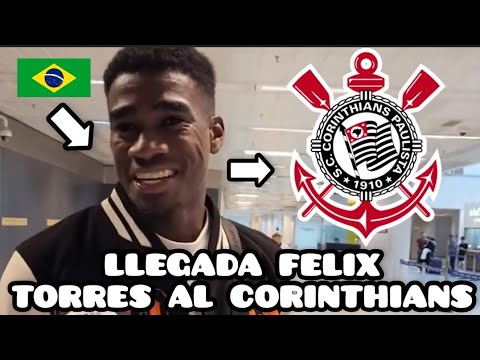 FÉLIX TORRES LLEGA A BRASIL Y ES PRESENTADO COMO NUEVO JUGADOR DEL CORINTHIANS #like #suscribete