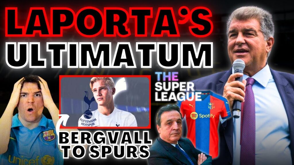 💥 LAPORTA TALKS ON THE SUPER LEAGUE, NEGREIRA, WAGE BILL, HANSI FLICK...