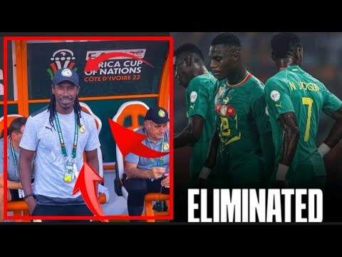 Tout cela arrive à cause d'Aliou Cissé,  Les champions en titre éliminés par la Côte d'Ivoire...