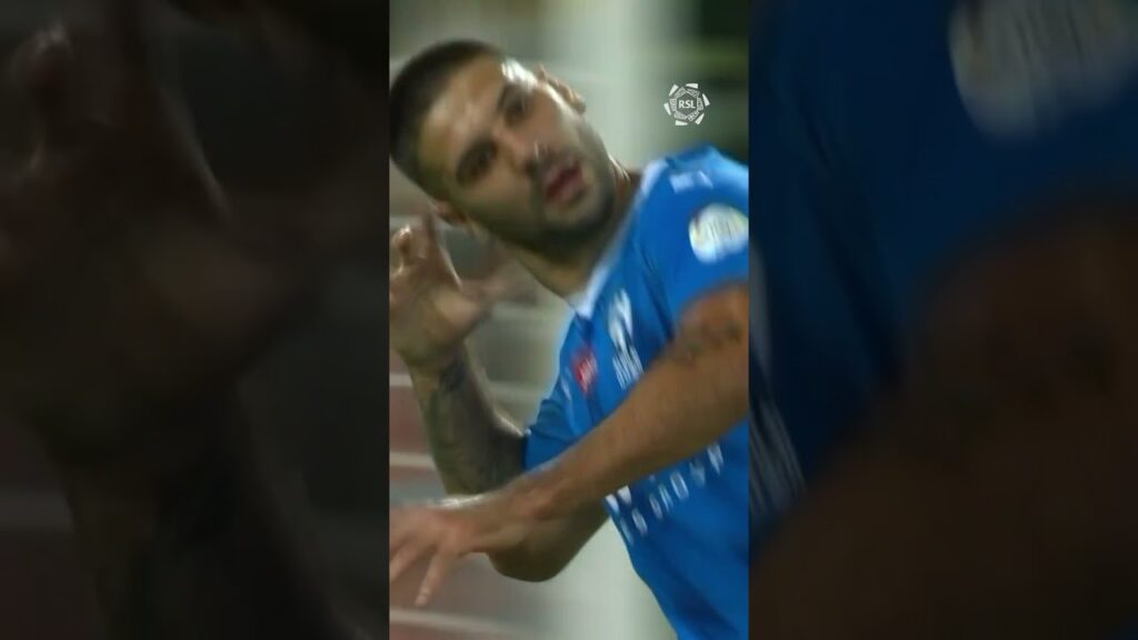 Insane volley from Aleksandar Mitrovic 🇷🇸 for Al Hilal ⚡️🙌 #yallaRSL