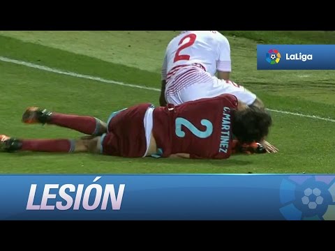 Lesión de Carlos Martínez, se queja del tobillo Lesión de Carlos Martínez, se queja del tobillo