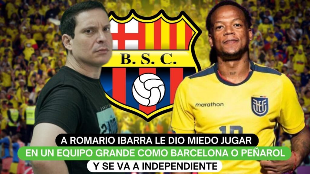 A Romario Ibarra le dio miedo jugar en un equipo grande como Barcelona o Peñarol y se va a IDV