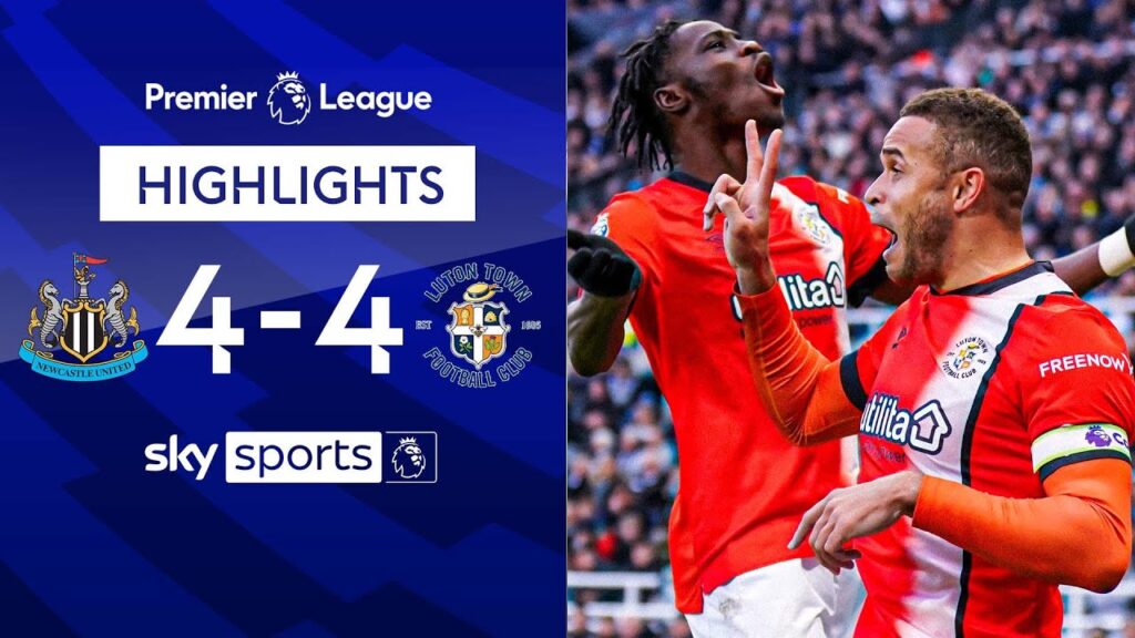 EIGHT GOAL THRILLER 😲 | Newcastle 4-4 Luton | Premier League Highlights