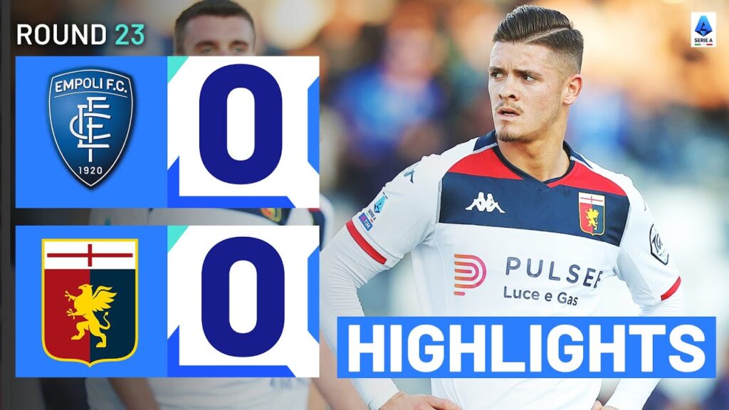 EMPOLI-GENOA 0-0 | HIGHLIGHTS | Vitinha makes debut as Genoa held to a draw | Serie A 2023/24