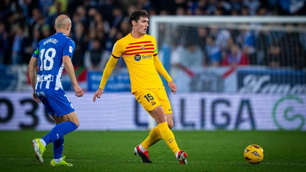 Andreas Christensen First Match Playing as CDM vs Alaves (3/2/2024) | HD 1080i