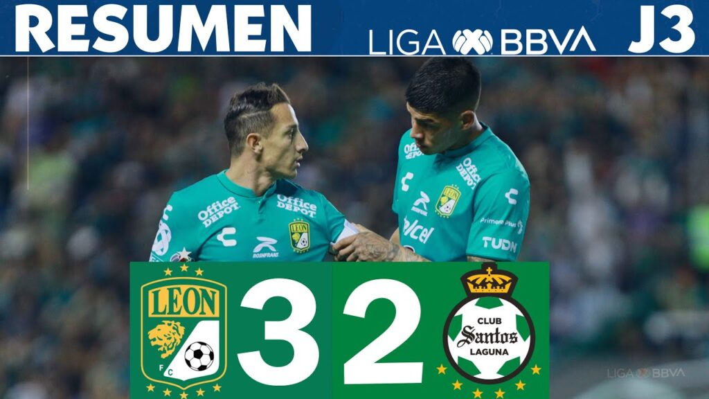 León 3-2 Santos, Debut de Andrés Guardado y victoria de infarto / J3 CL24