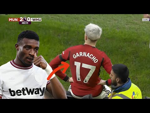 MOHAMMED KUDUS SUPER PERFORMANCE VS MANCHESTER UNITED + GARNACHO GOAL CELEBRATION - BLACK STARS🇬🇭