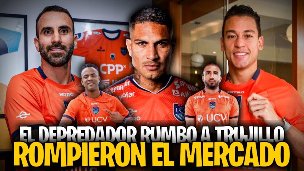 PAOLO GUERRERO ES NUEVO JUGADOR DE LA CÉSAR VALLEJO😱⚽EL GRAN MERCADO DEL "PSG PERUANO"