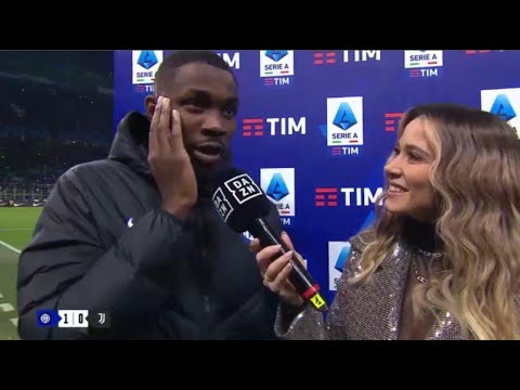Thuram intervista post partita Inter - Juve 1-0