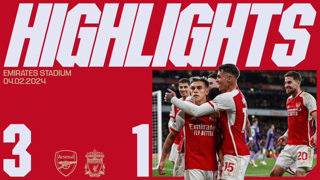 A BIG THREE POINTS! | Arsenal vs Liverpool (3-1) | Highlights | Saka, Martinelli, Trossard