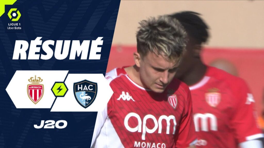 AS MONACO - HAVRE AC (1 - 1) - Résumé - (ASM - HAC) / 2023-2024