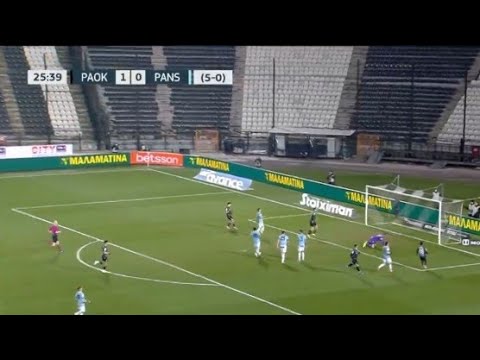 PAOK Thessaloniki vs Panserraikos 5-0 Andrija Zivkovic, Stefanos Tzimas & Brandon score in win